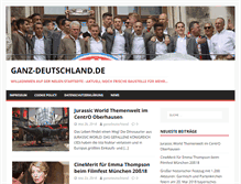 Tablet Screenshot of ganz-deutschland.com